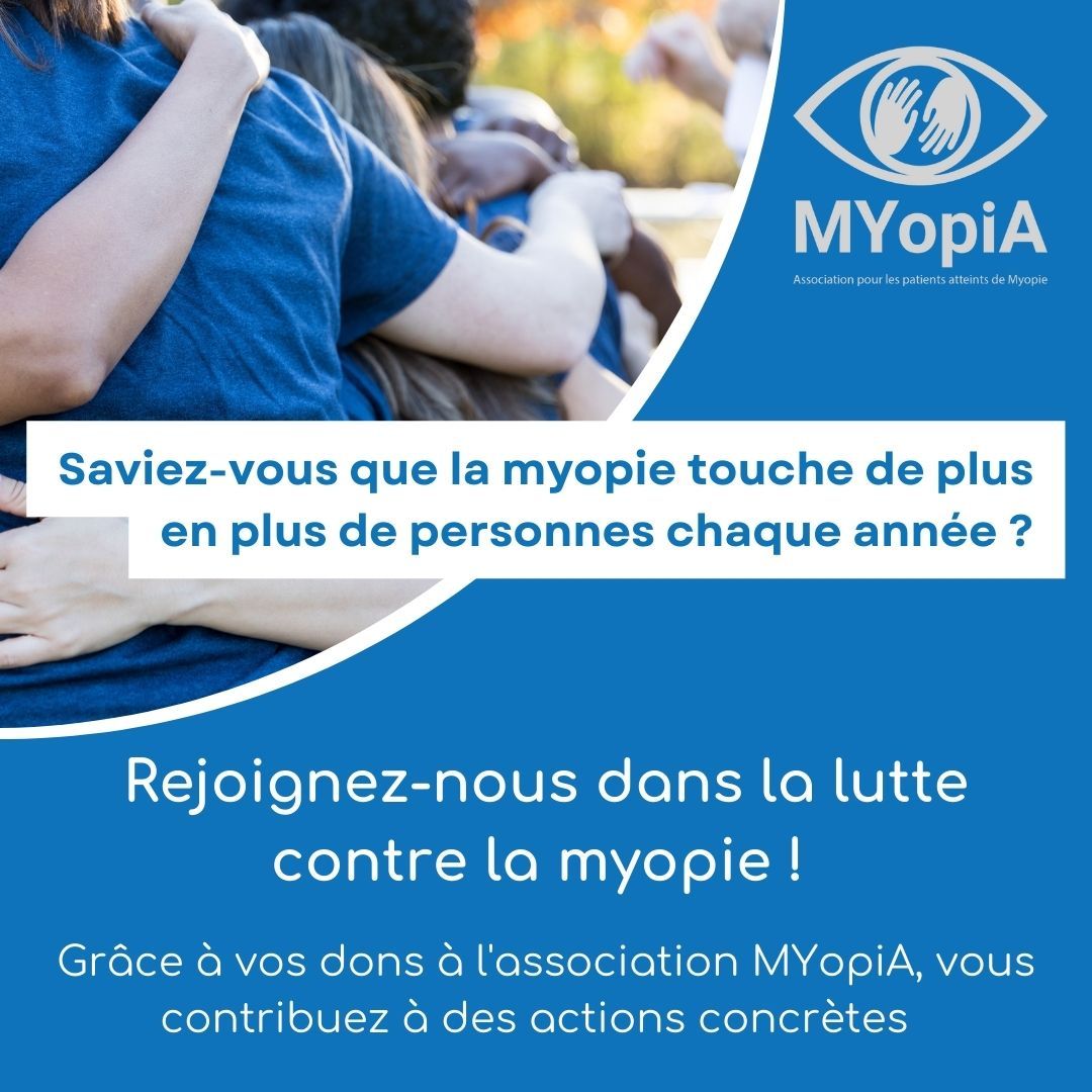 Soutenez l'Association MYopiA : Un don pour une vision meilleure Soutenez l'Association MYopiA : Un don pour une vision meilleure
